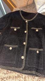 Zwart vestje met gouden details, Ophalen of Verzenden, Zo goed als nieuw, Zwart