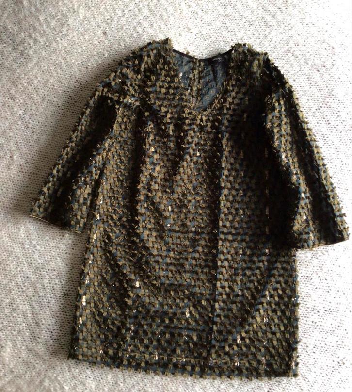 Ottod'ame Jurk - Stijlvol & Uniek!, Kleding | Dames, Blouses en Tunieken, Zo goed als nieuw, Maat 38/40 (M), Groen, Ophalen