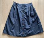 Donkerblauwe wijde rok met stretchband, 36, Kleding | Dames, Rokken, Blauw, Ophalen of Verzenden, Zo goed als nieuw, Knielengte