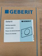 Geberit drukplaat toilet geborsteld rvs, Doe-het-zelf en Verbouw, Ophalen of Verzenden, Nieuw, Rvs, Toilet