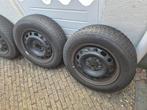 Stalen Mazda velgen met winterbanden, Ophalen, Gebruikt, 15 inch, Banden en Velgen