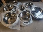 Partij nieuwe honden/ dierendrink/etensbakken RVS, Ophalen, Nieuw