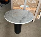 Ronde marmeren tafelblad  - 60cm, Huis en Inrichting, Tafels | Eettafels, Ophalen, Overige materialen, 50 tot 100 cm, Marmer (natuursteen)