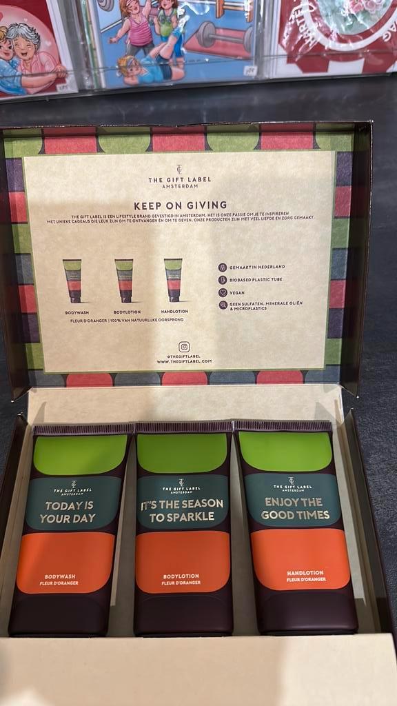 The gift label Amsterdam, Sieraden, Tassen en Uiterlijk, Uiterlijk | Lichaamsverzorging, Nieuw, Bodylotion, Crème of Olie, Ophalen of Verzenden