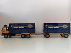 TEKNO VOLVO TRUCK F89 425 en trailer 452, Hobby en Vrije tijd, Modelauto's | 1:50, Ophalen of Verzenden, Bus of Vrachtwagen, Tekno