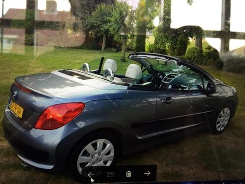 Peugeot 207 1.6 16V CC 88KW 2008 Cabrio Grijs/Blauw Metallic, Auto's, Peugeot, Particulier, Airconditioning, Cruise Control, Elektrische ramen