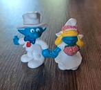Bruidegom en Bruid smurf en smurfin., Ophalen of Verzenden, Zo goed als nieuw, Smurfin