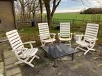 Tuinset Kettler met tafel, Tuin en Terras, Ophalen of Verzenden, Gebruikt, Kunststof