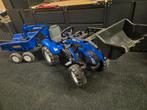 New Holland traptractor met aanhanger en graafmachine, Ophalen, Gebruikt, Trapvoertuig