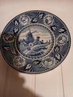 Vintage Societe Ceramique Wandbord Molen, Ophalen