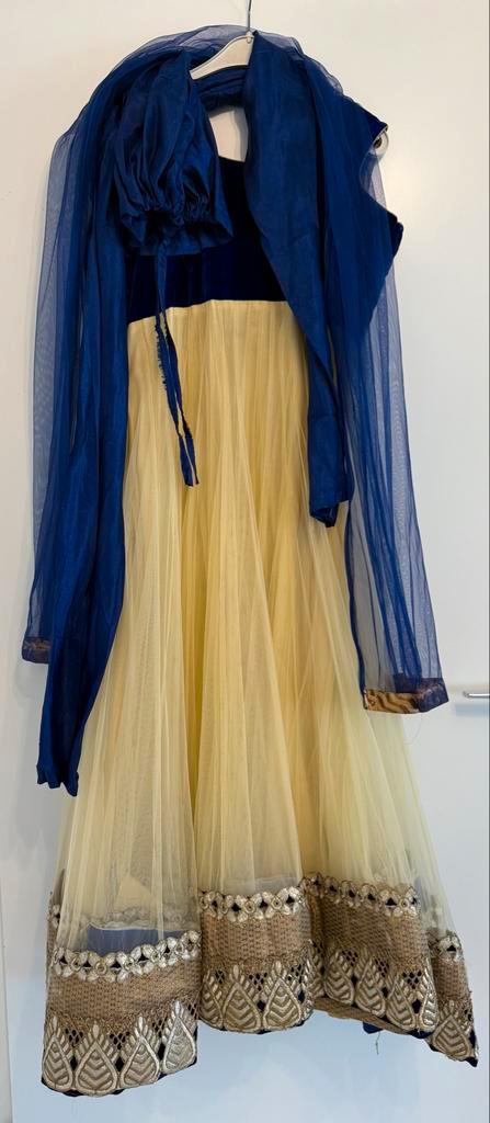 Prachtige Indiase jurk / avondjurk - Maat M, Kleding | Dames, Jurken, Zo goed als nieuw, Maat 38/40 (M), Ophalen