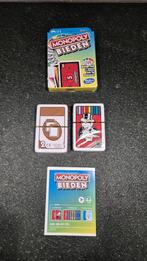 Monopoly Bieden, kaartspel nieuw in seal. Compleet. 5B14, Tweedehands verkoop, Tweedehands verkoop, Gebruikt, Ophalen of Verzenden