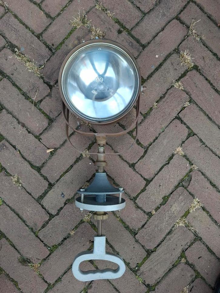 General Electric Zoeklamp werkschip, Watersport en Boten, Bootonderdelen, Gebruikt, Elektra en Verlichting, Zeilboot of Motorboot