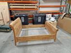 Teakhouten Bedombouw 180x220, Huis en Inrichting, Slaapkamer | Bedden, Ophalen, Gebruikt, Bruin, Tweepersoons