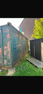 Container, Ophalen, Gebruikt, Metaal, Containerberging
