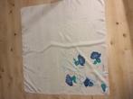 Pure zijde handgeschilderd nieuwe sjaal 83x83, Verzenden, Maat 46/48 (XL) of groter, Nieuw, Handgemaakt
