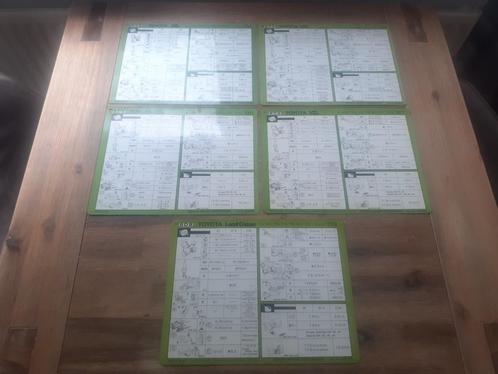 5x SERVICEBLADEN -TOYOTA LANDCRUISER FJ62 70 73 75 Rj70 RU70, Auto diversen, Handleidingen en Instructieboekjes, Verzenden