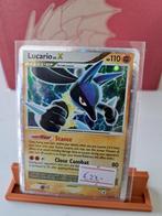 Lucario lv. X DP12 Black star promo	 € 23,00, Hobby en Vrije tijd, Verzamelkaartspellen | Pokémon, Verzenden, Zo goed als nieuw