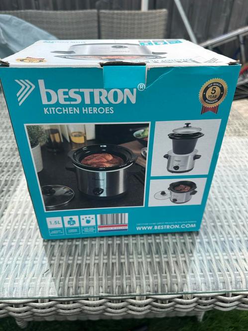Bestron Slowcooker 1.5L - Nieuw in doos!, Witgoed en Apparatuur, Slowcookers, Nieuw, Timer, Ophalen