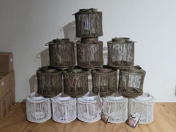 13 stuks Windlicht van metaal beschikbaar voor biedingen