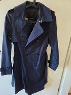 Blauwe trenchcoat, Mango, Blauw, Ophalen of Verzenden, Zo goed als nieuw