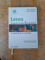 Leren veranderen Hans vermaak, 3e druk, Ophalen of Verzenden, Zo goed als nieuw, Management