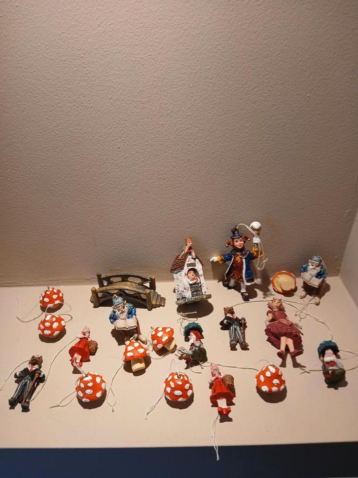 Efteling Kerstboomhangers - Sprookjesfiguren, Verzamelen, Efteling, Ophalen of Verzenden