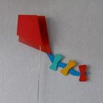 Wandlamp/kinderkamer lamp vlieger, Huis en Inrichting, Lampen | Wandlampen, Ophalen, Zo goed als nieuw, Hout, Kinderkamer