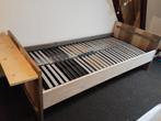 Eenpersoonsbed 90x200cm, Huis en Inrichting, Slaapkamer | Bedden, Ophalen, Gebruikt, 90 cm, Stoer, landelijk, steigerhout