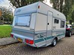 FENDT 410 Q Karaat caravan met luxe REDA voortent + Luifel, Dwars-stapelbed, Treinzit, Particulier, 500 - 750 kg