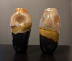 2 prachtige grote Colmore vazen, Overige kleuren, Ophalen of Verzenden, Minder dan 50 cm, Glas
