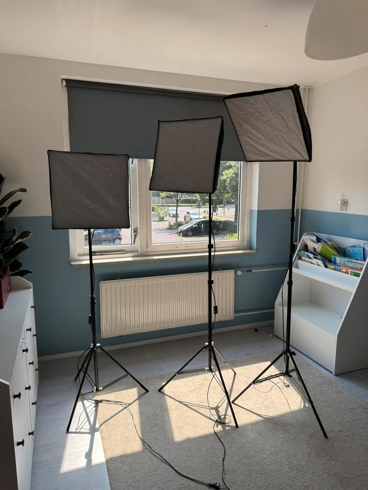Studiolampen soft boxen, Audio, Tv en Foto, Fotografie | Fotostudio en Toebehoren, Gebruikt, Ophalen