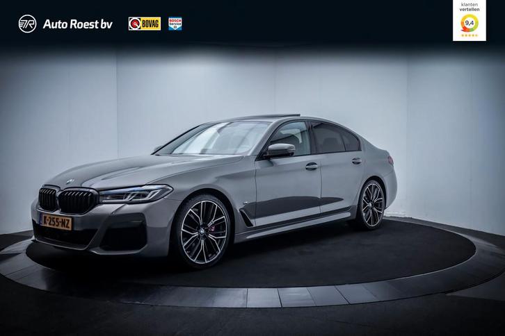 BMW 5 Serie 530iA High Executive M-Sport Plus SCHUIFDAK | HA, Auto's, BMW, Bedrijf, Te koop, 5-Serie, 360° camera, ABS, Achteruitrijcamera