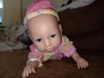 zapf creation kruipende baby pop annabell, Ophalen of Verzenden, Zo goed als nieuw, Babypop