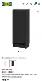 Klein Ikea Kast met glas deur, Ophalen, 50 tot 100 cm, Minder dan 100 cm, 25 tot 50 cm