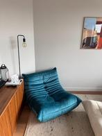 Ligne Roset Togo Eenzit - Velvet Blue, Eenpersoons, 100 tot 125 cm, Origineel, Nieuw