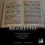 Partituur voor piano Giuseppe Verdi Rigoletto ca. 1955, Klassiek, Ophalen of Verzenden, Zo goed als nieuw, Artiest of Componist