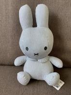 Nijntje Miffy Tiamo knuffel grijs wit gestreept NIEUW  10,--, Ophalen of Verzenden, Nieuw, Overige typen