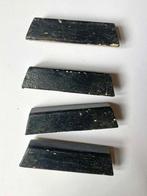 Vier eiken zwart gelakte grepen voor bureaulades , Ophalen of Verzenden