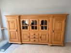 Antieke Eikenhouten Buffetkast, Ophalen, Gebruikt, 200 cm of meer, Eikenhout