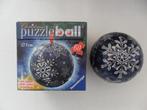 Ravensburger 3d blauwe christmas puzzle ball puzzel kerstbal, Ophalen of Verzenden, Minder dan 500 stukjes, Zo goed als nieuw