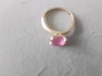 Ring van blush, Ophalen of Verzenden, Roze, Dame, Goud