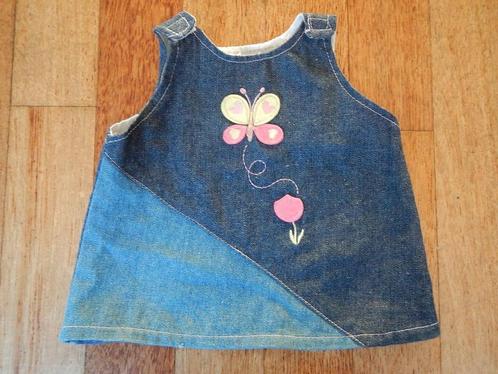 Poppenjurkje van jeans-stof, handgemaakt, NIEUW, Verzamelen, Poppen, Nieuw, Babypop, Ophalen