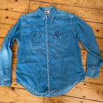 LEVI’s JEANS OVERHEMD XL., Ophalen of Verzenden, Gedragen, Blauw, Halswijdte 43/44 (XL)