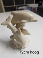 Dolfijnen Beeld - 12cm Hoog, Tuin en Terras, Ophalen of Verzenden, Gebruikt, Steen, Dierenbeeld