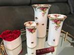 Royal albert OLD COUNTRY ROSES VAZENSET 🌹🌹, Ophalen, Zo goed als nieuw, Porselein, Kop en/of schotel