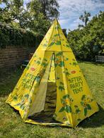 Prachtige geel groene Lipton afterparty tipi tent, 2 pers., Onb, Nieuw, Ophalen of Verzenden, Onb