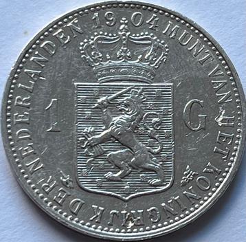 Zilveren gulden 1904 beschikbaar voor biedingen