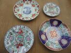 Vintage Famille Rose Medallion borden+kopje + Imari borden, Antiek en Kunst, Antiek | Porselein, Ophalen of Verzenden