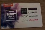 Beauty cadeaukaart / cadeaubon, waarde €35,-, Eén persoon, Cadeaubon, Warenhuis- of Winkelbon